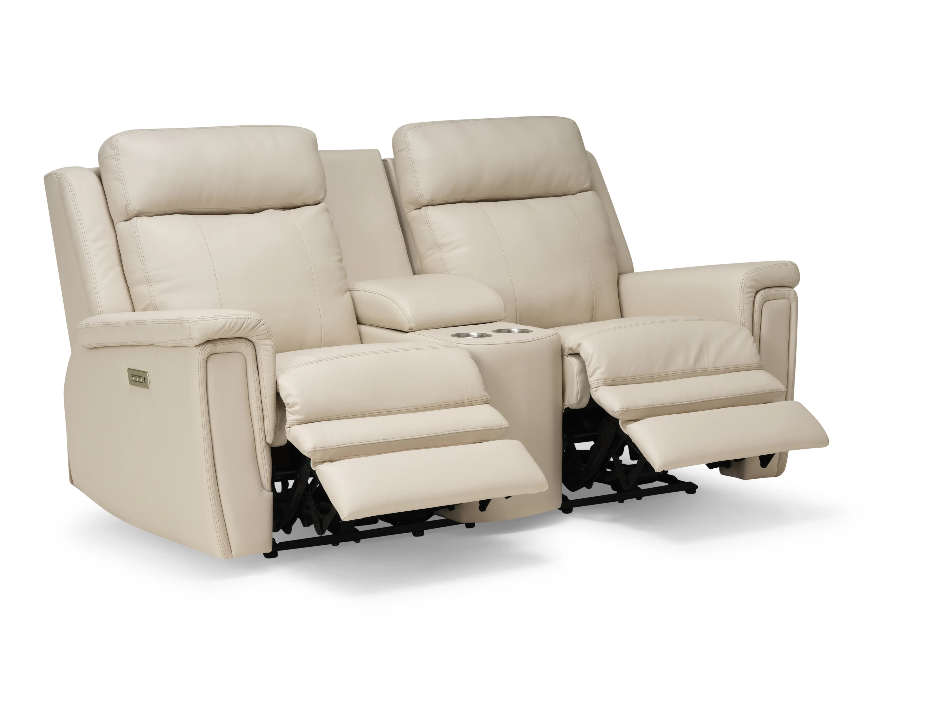 Asher Leather Power Reclining Sofa — image 3