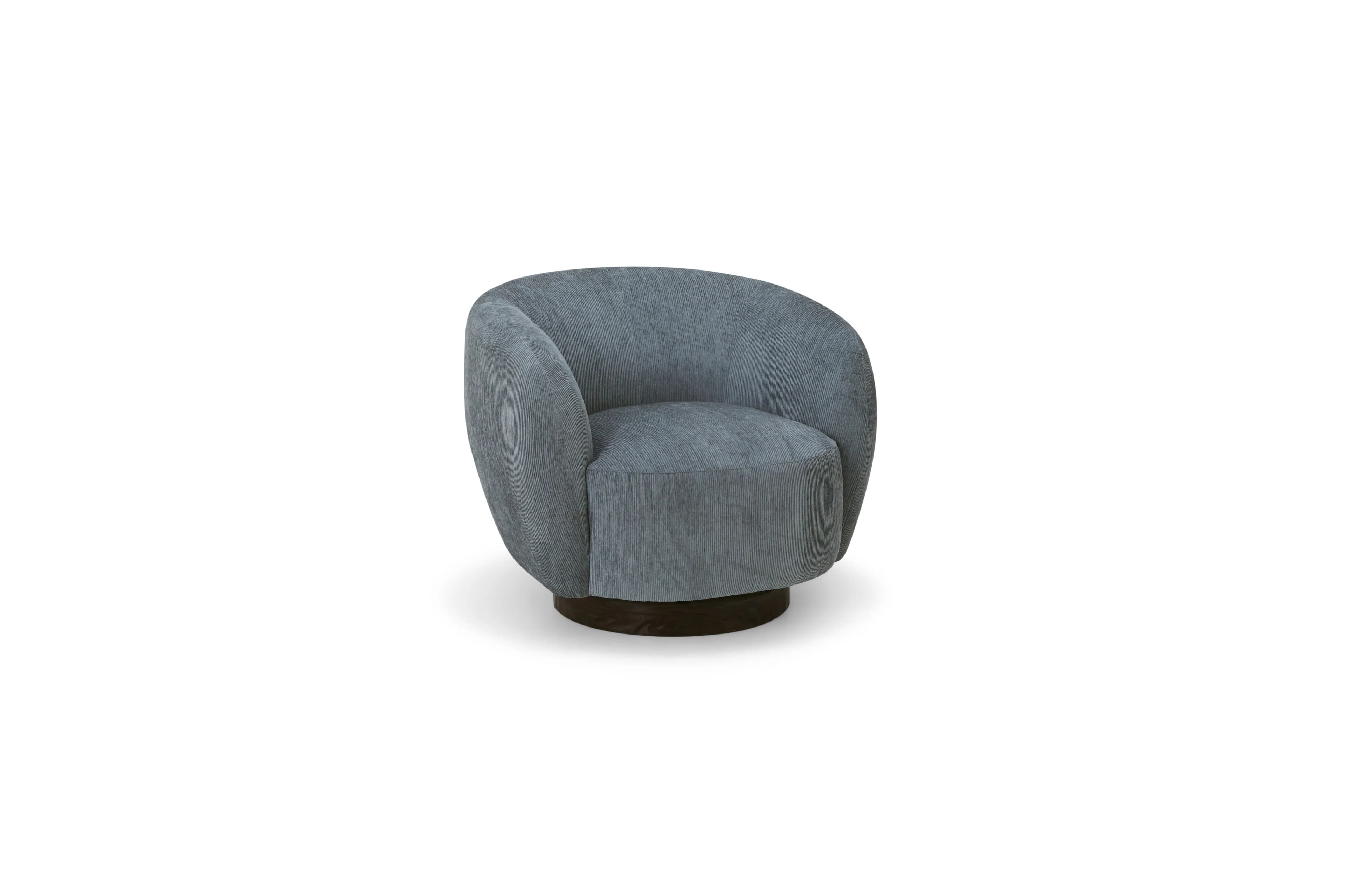 Ollie Fabric Swivel Chair — image 2