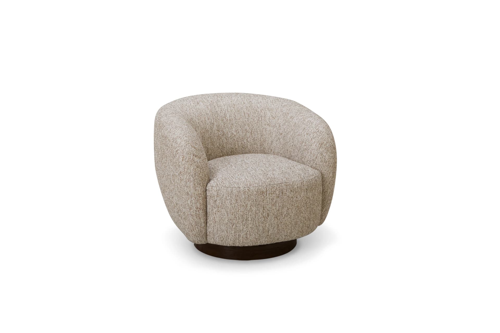 Ollie Leather Swivel Chair
