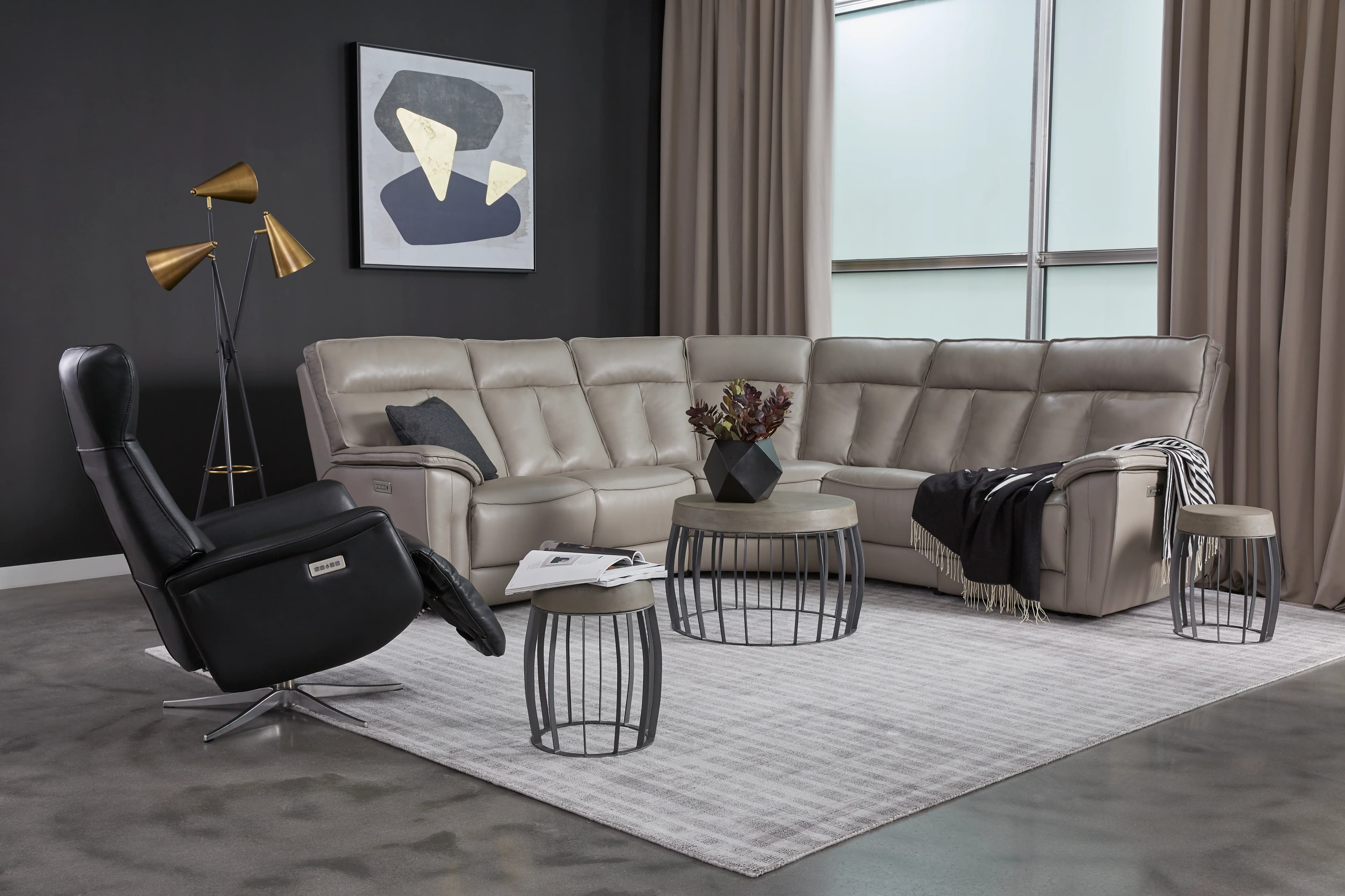 Oakley Fabric Power Reclining Sofa